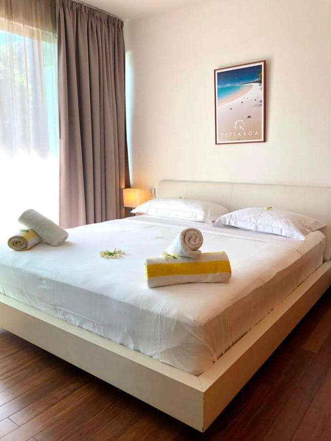 Sunset Beach Carlton- Tahiti - Beachfront Luxury Residence & Pool - 4 Pers プナアウィア エクステリア 写真