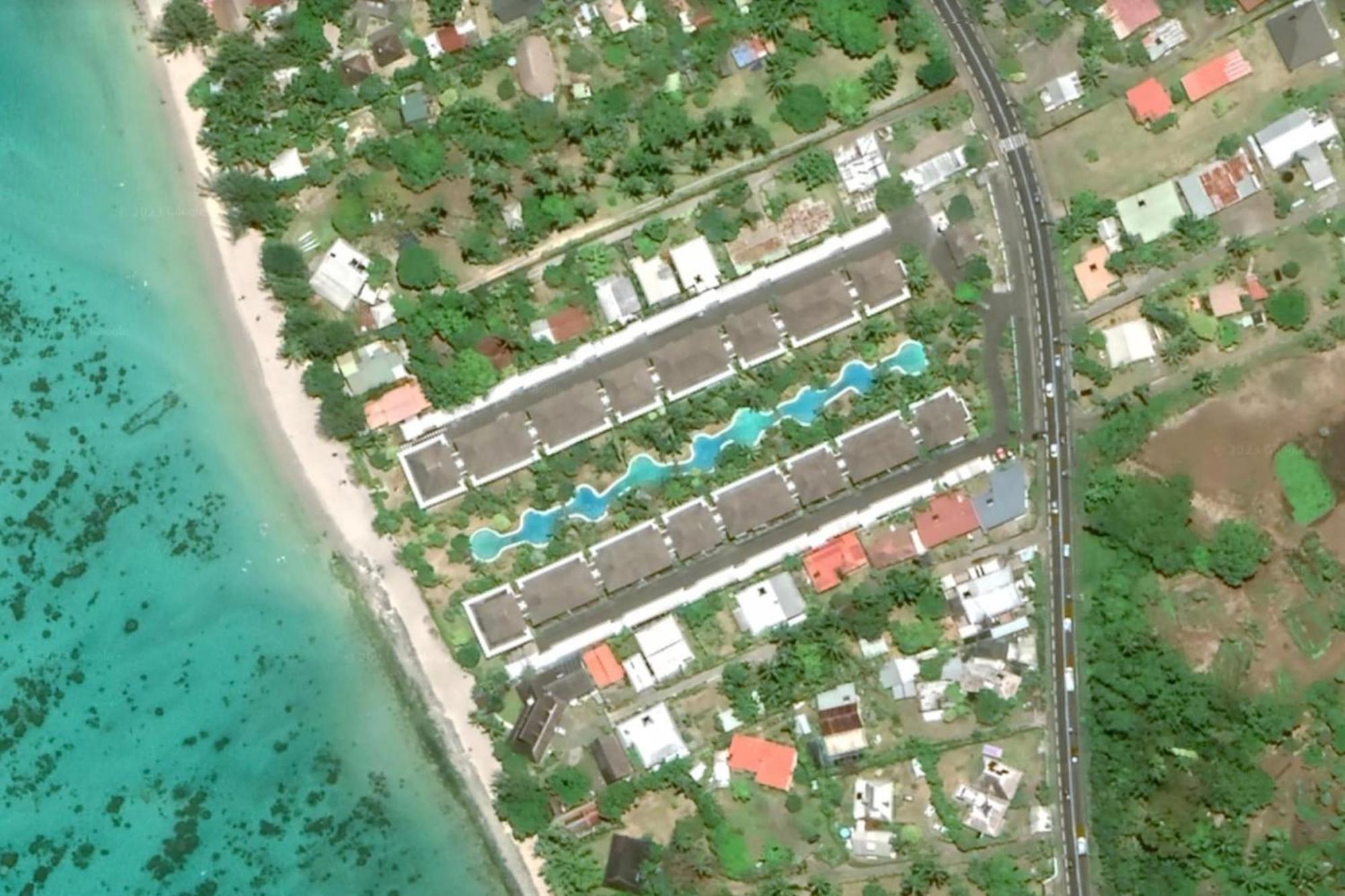 Sunset Beach Carlton- Tahiti - Beachfront Luxury Residence & Pool - 4 Pers プナアウィア エクステリア 写真